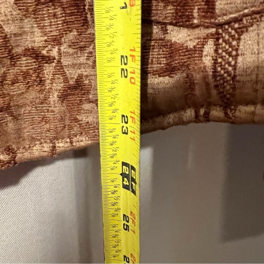 Vintage FDJ Size XL Brown Floral 3 Button Blazer Jacket Tapestry Retro - Picture 11 of 12